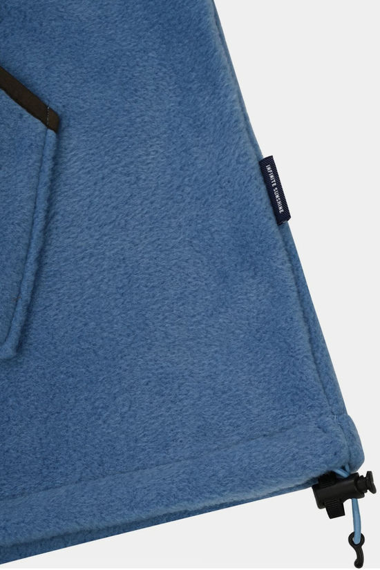 Kappy Design Polaire Button Anorak Sky Blue