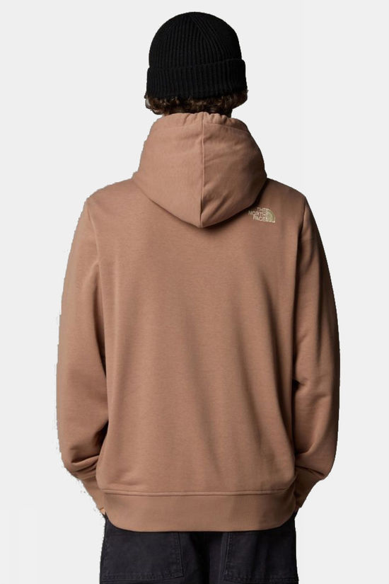 The North Face Trui M Drew Peak Light Hoodie Mid Brown/Sand Brown