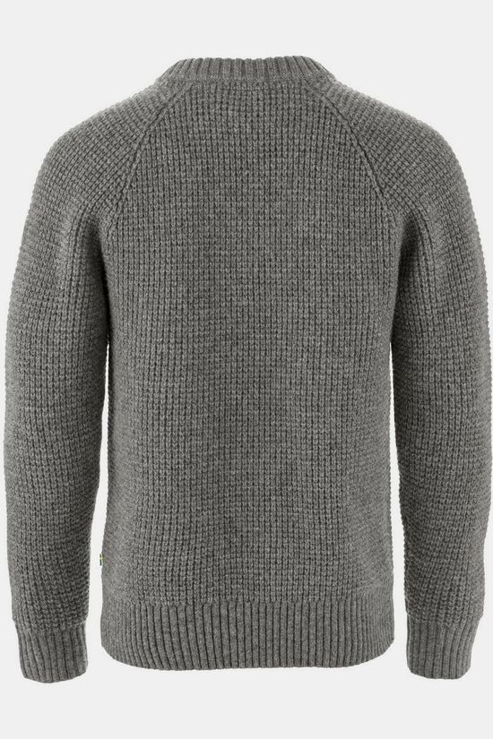 Fjällräven Pull Övik Waffle Knit M Grey-Melange