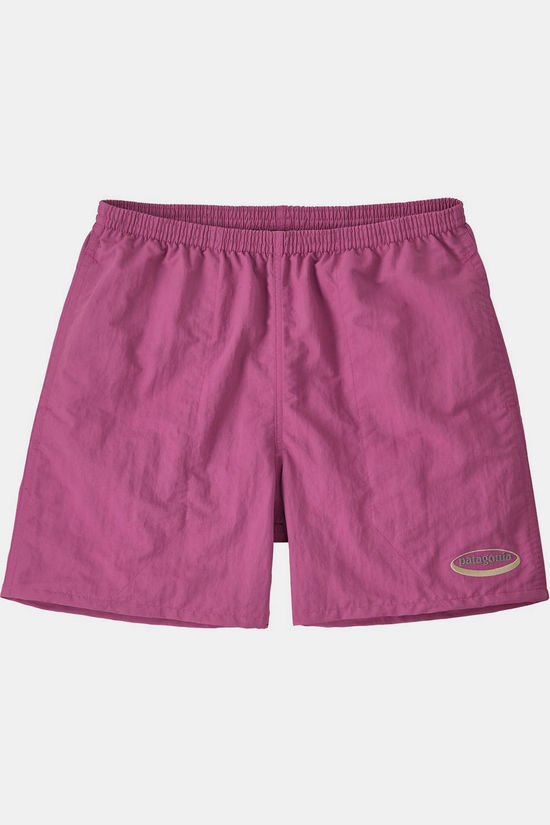 Patagonia Baggies Shorts '95 Oval Logo: Faded Magenta