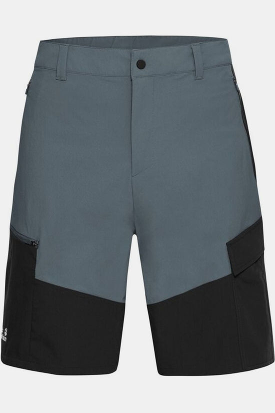 Jack Wolfskin Short Ridge Hike Shorts M Grey Odessa