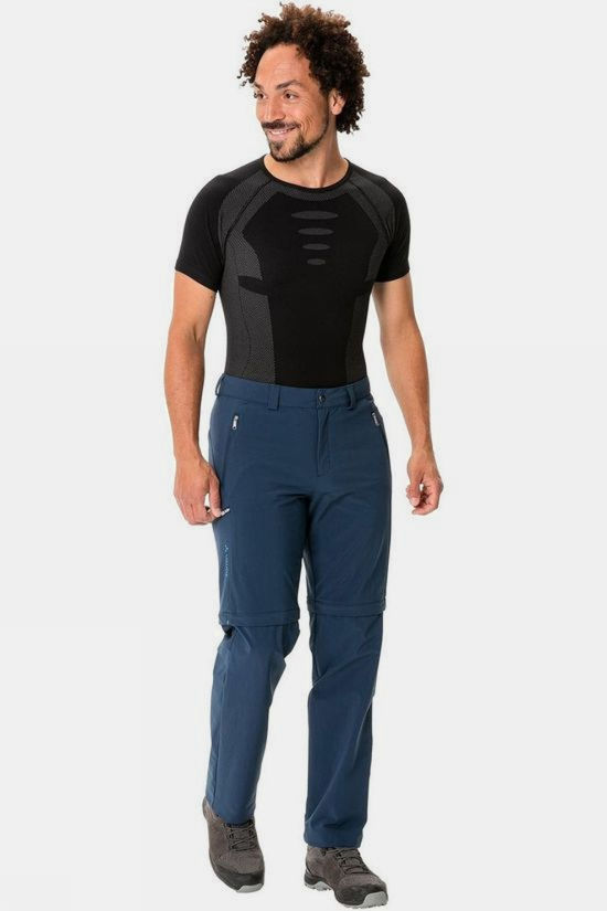 Vaude Pantalon Modulable Men'S Farley Stretch Zo II Regular dark sea