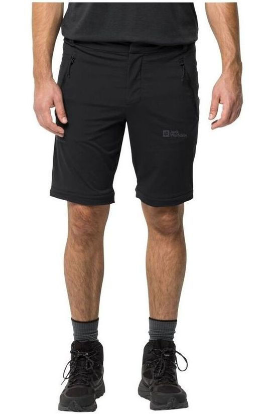 Jack Wolfskin Glastal Zip Off Pants Black