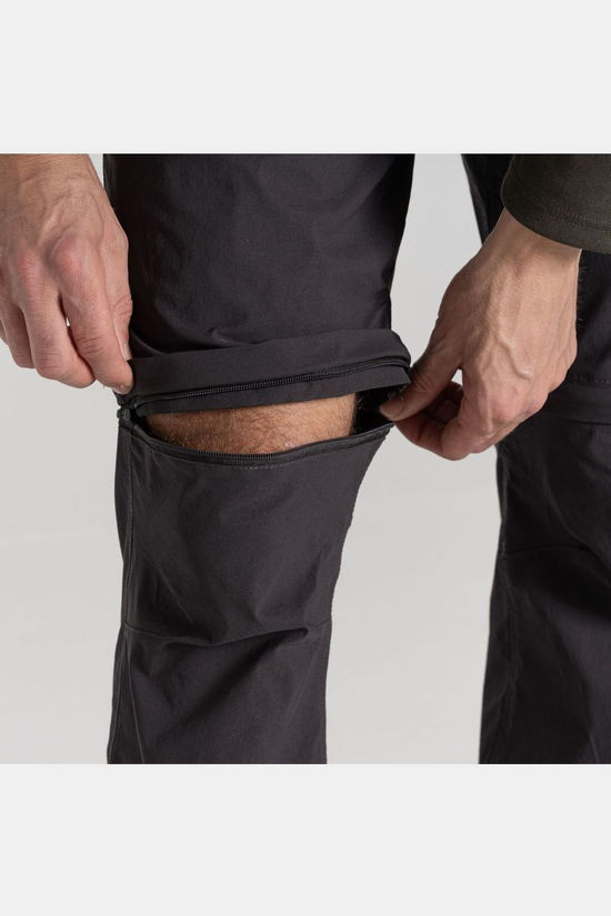 Craghoppers Pantalon Modulable Nosilife Pro Convertible Trouser III Black Pepper
