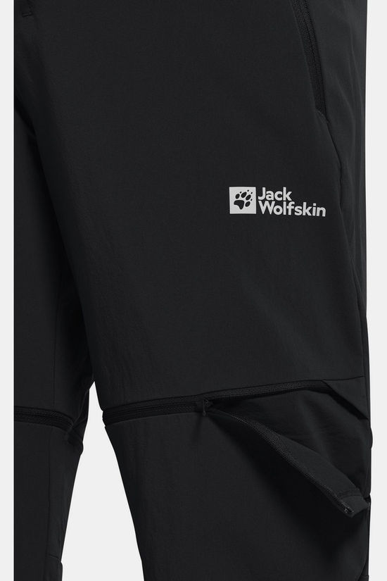 Jack Wolfskin Pantalon Modulable Hikeout Zip Away Pants M black