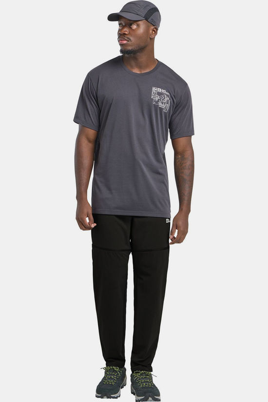 Jack Wolfskin Pantalon Modulable Hikeout Zip Away Pants M black