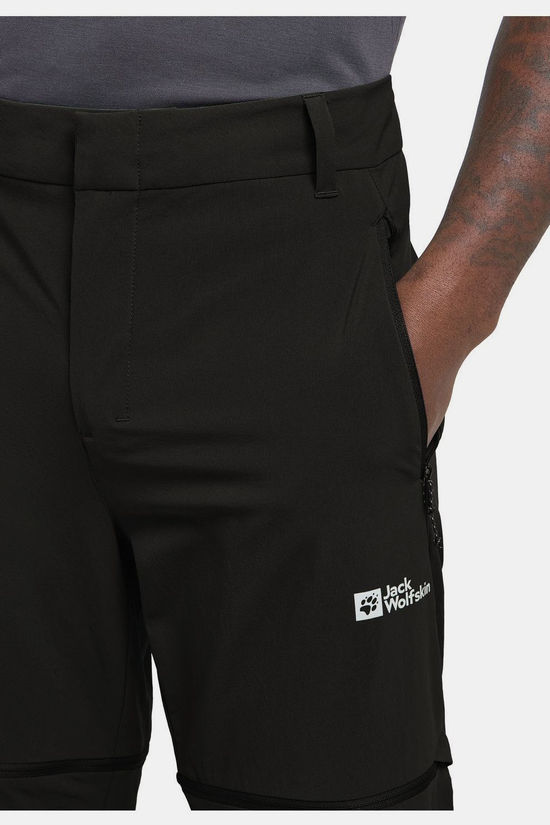 Jack Wolfskin Pantalon Modulable Hikeout Zip Away Pants M black
