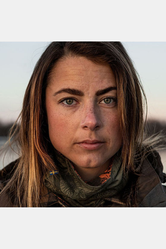 Fjällräven Écharpe Lappland Neck Gaiter Green Camo-Orange Multi Camo