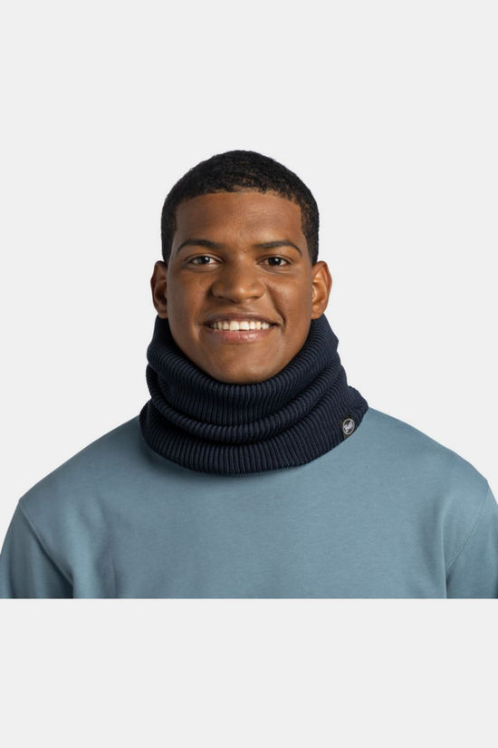 Buff Écharpe Knitted & Fleece Neck Warmer Renvi Night Blue Night Blue