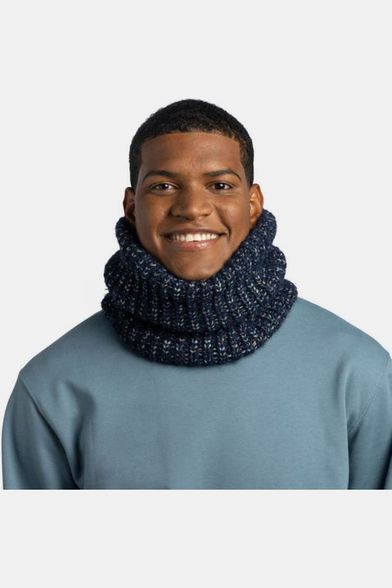 Buff Écharpe Knitted & Fleece Neck Warmer Dalia Night Blue Night Blue