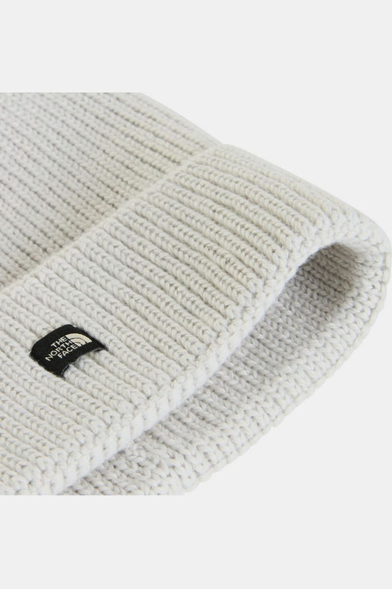 The North Face Bonnet Tnf Mini Logo Box Beanie Cumulus Cloud