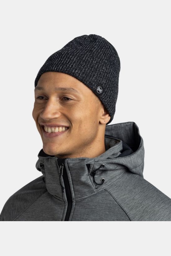 Buff Bonnet Knitted & Full Fleece Beanie Renvi Black Black