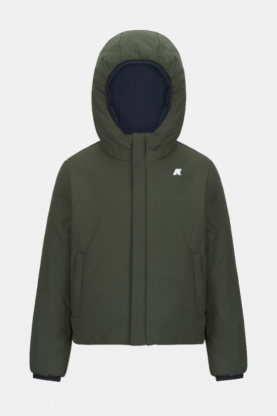 K-Way Veste Imperméable P. Jack St Warm Double Blue D-Green B