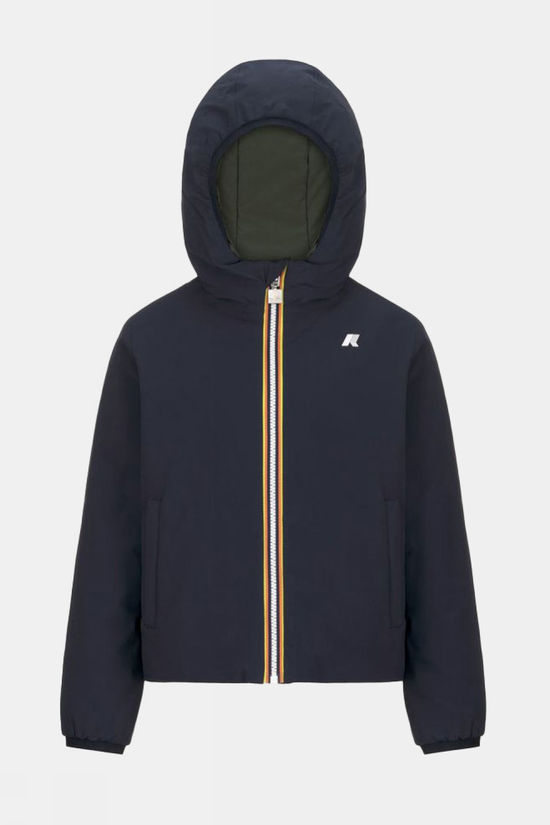 K-Way Veste Imperméable P. Jack St Warm Double Blue D-Green B