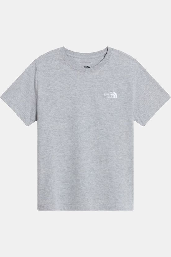 The North Face T-Shirt Teen Evolution Simple Dome S/S Tee Tnf Pale Grey Heather