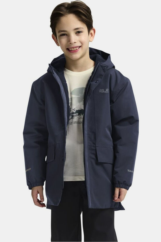 Jack Wolfskin Veste Imperméable Canvey Jkt Kids Midnight Sky