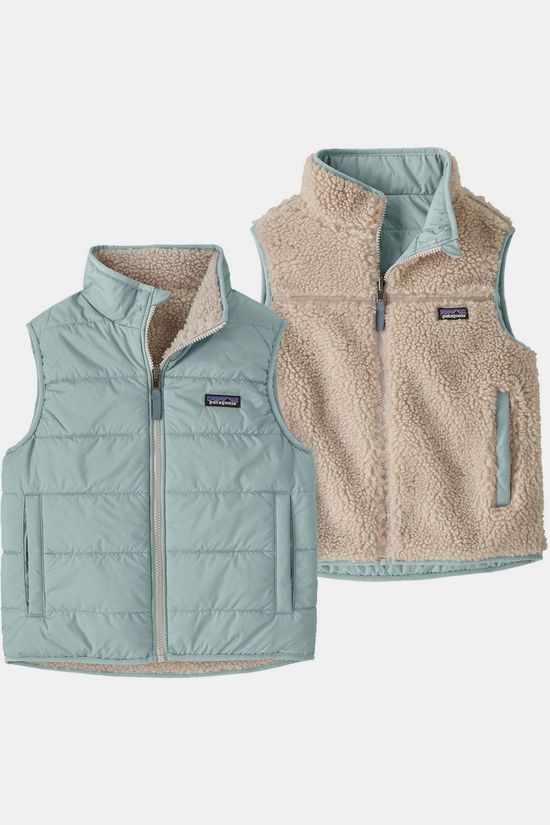 Patagonia Bodywarmer K'S Reversible Ready Freddy Vest Virtually Blue