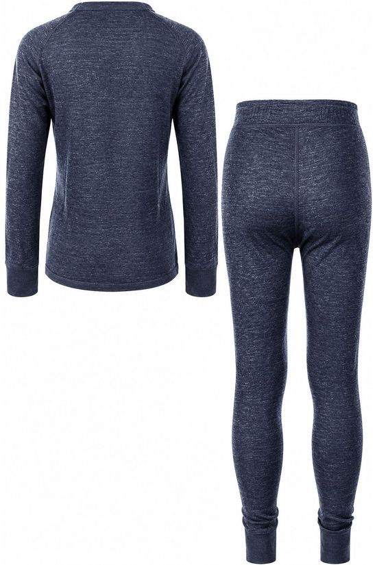 Zigzag Ondergoed Set Pattani Wool Underwear Set Navy Blazer