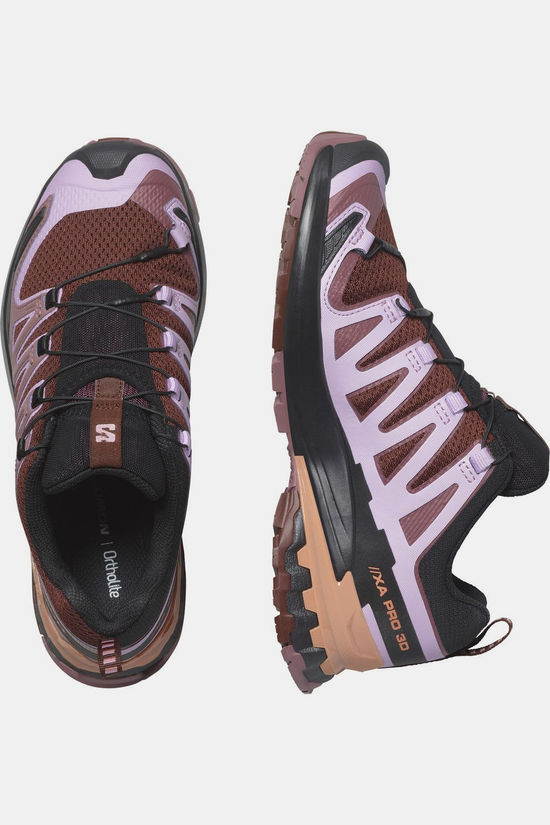 Salomon Trailschoenen Xa Pro 3D V9 W Rum Raisin/Orchid Bouquet/Canyon Clay