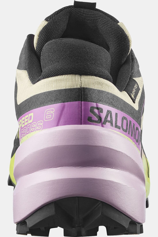 Salomon Chaussures De Trail Speedcross 6 GTX Bog/Dawn Pink/Acid Lime