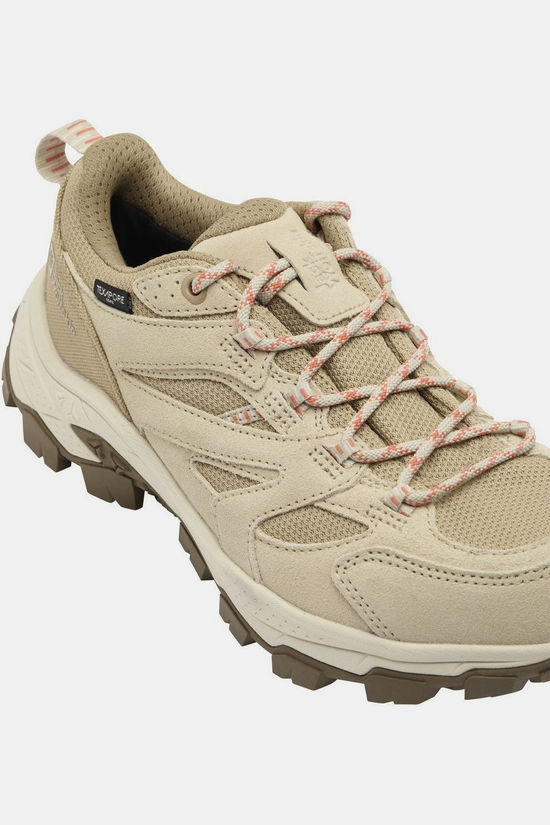 Jack Wolfskin Chaussures De Randonnée Vojo Tour Texapore Low W Ecru/Sand Brown