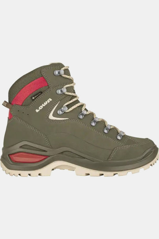 LOWA Wandelschoenen Renegade Evo Gore-tex Mid Greygreen/Panna
