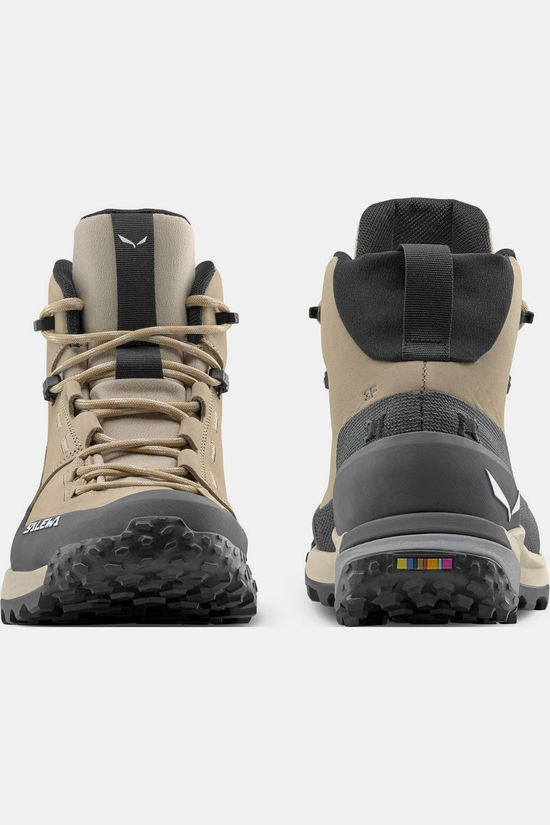 Salewa Chaussures De Randonnée Puez Leather Mid Ptx W Quicksand/Onyx