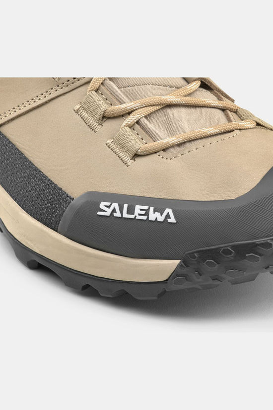 Salewa Chaussures De Randonnée Puez Leather Mid Ptx W Quicksand/Onyx