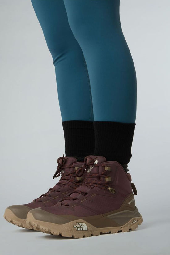 The North Face Chaussures De Randonnée W Offtr Hike Md GTX Tawny Quartz/Mocha Brown