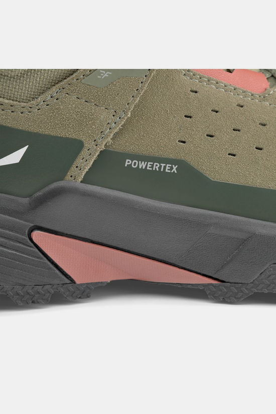 Salewa Chaussures De Randonnée Pedroc 2 Leather Mid Ptx W Faded Green/Dark Olive