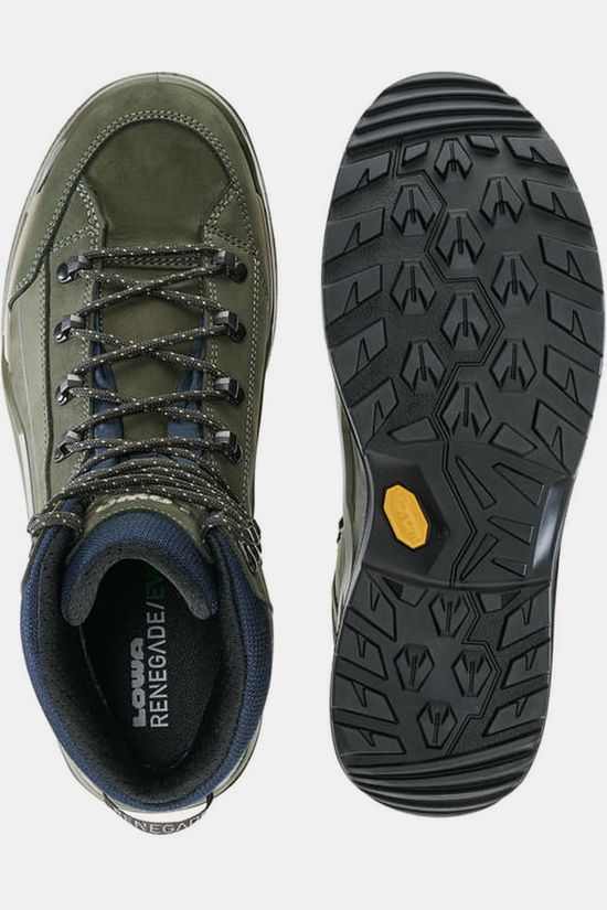 LOWA Chaussures De Randonnée Renegade Evo GTX Mid Olive/Navy