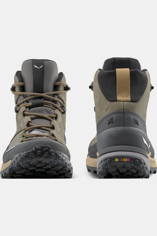 Salewa Chaussures De Randonnée Puez Leather Mid Ptx Bungee Cord/Onyx
