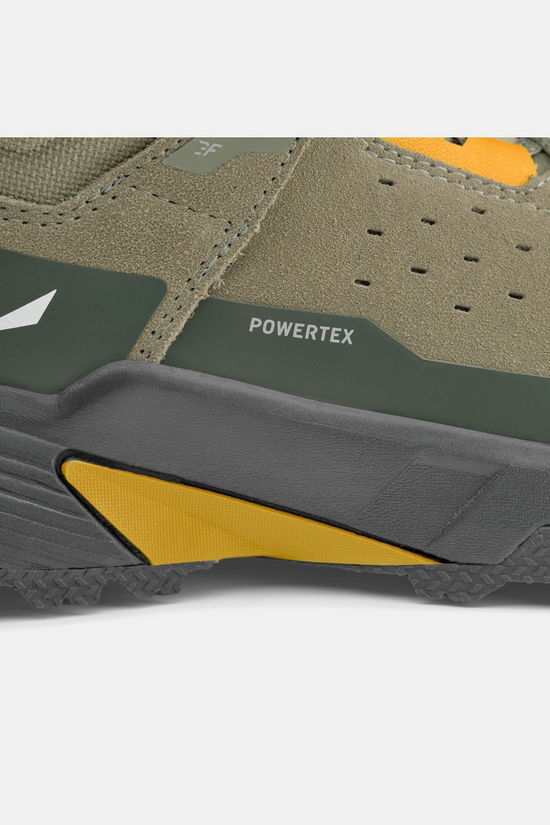 Salewa Chaussures De Randonnée Pedroc 2 Leather Mid Ptx M Faded Green/Dark Olive
