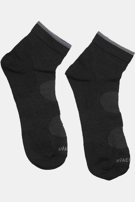 Ayacucho Wandelsokken Ultra Light Mini 2-Pack Dark Anthra Mel/Grey