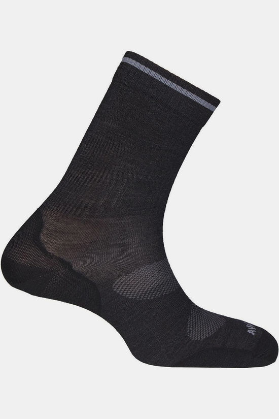 Ayacucho Wandelsokken Ultra Light Crew 2-Pack Dark Anthra Mel/Grey