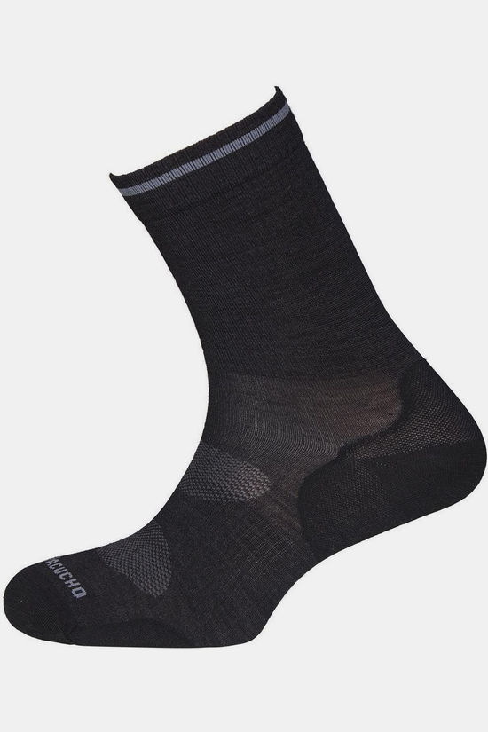 Ayacucho Wandelsokken Ultra Light Crew 2-Pack Dark Anthra Mel/Grey