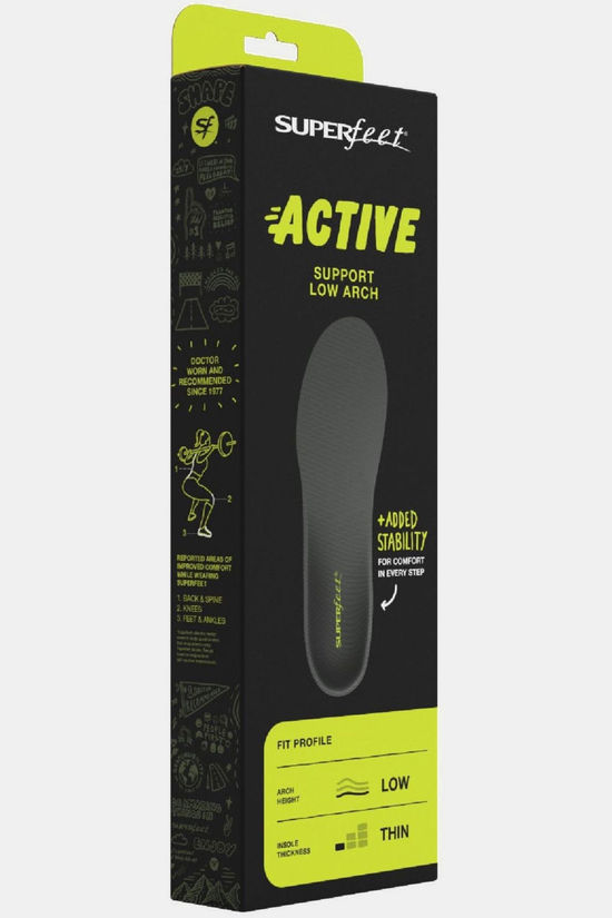 Superfeet Semelle Active Support Low Gunmetal