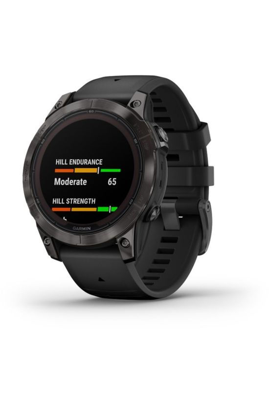 Garmin Sporthorloge Fenix 7 Pro Sapphire Solar Carbon Gray Dlc Titanium / Black Band