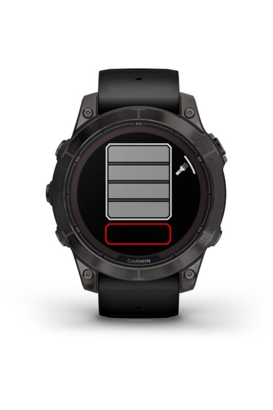 Garmin Sporthorloge Fenix 7 Pro Sapphire Solar Carbon Gray Dlc Titanium / Black Band