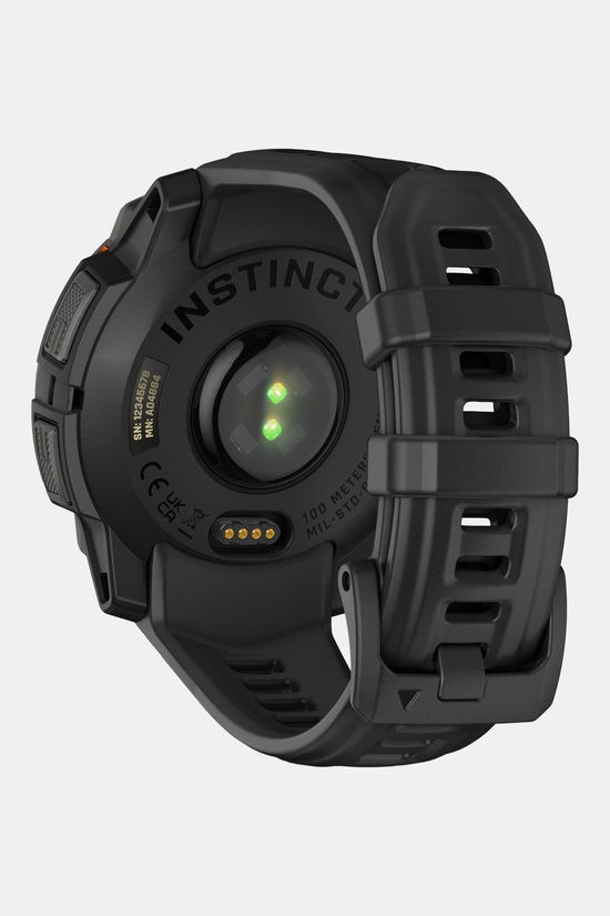 Garmin Montre De Sport Instinct 3, 45Mm, Solar Black Bezel With Black Band
