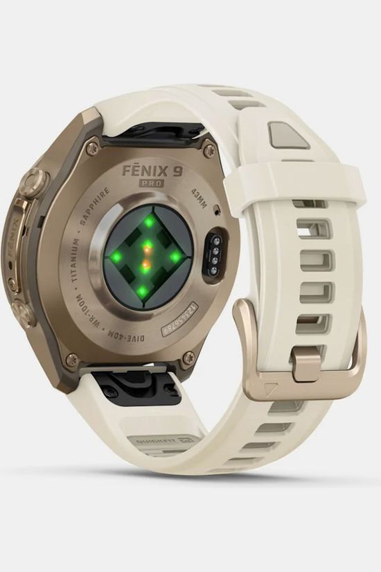 Garmin Montre De Sport Fenix 9 Pro 43Mm Titanium Autumn Gold/Crème/French Gray