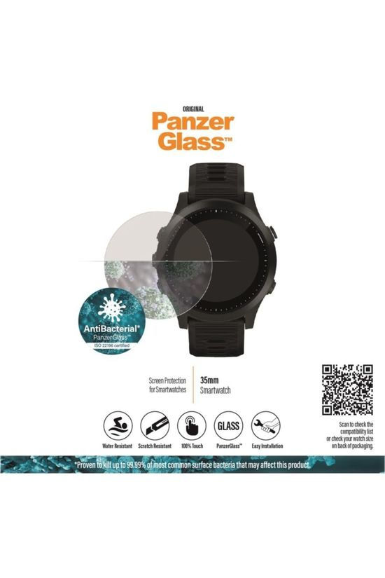 PanzerGlass Accessoire Screenprotector Smartwatches 35 Mm - Anti-Bacteria No colour