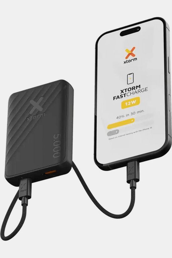 Xtorm Chargeur 12W Go2 Powerbank 5.000 black