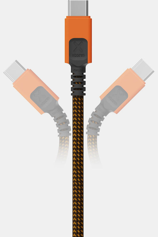 Xtorm Oplader Accessoire Xtreme Cable Usb To Usb-C (1,5M) black/orange