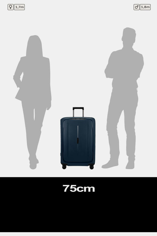 Samsonite Trolley Essens Spinner 75 Midnight Blue