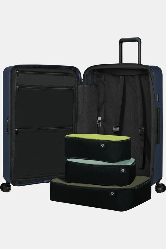 Samsonite Trolley Restackd Spinner 75 Exp dark blue