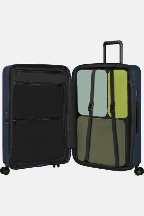 Samsonite Trolley Restackd Spinner 75 Exp dark blue