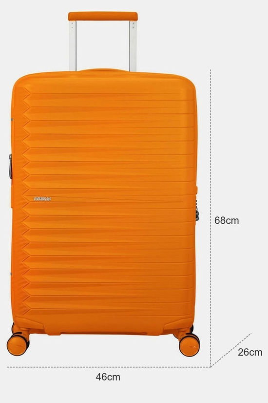 American Tourister Trolley Fastforward Spinner 68/25 Tsa Exp Radiant Orange