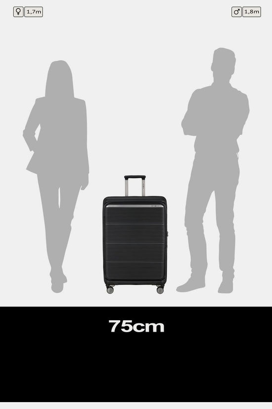 Samsonite Valise Paralux Hs Spinner 75 Exp Black