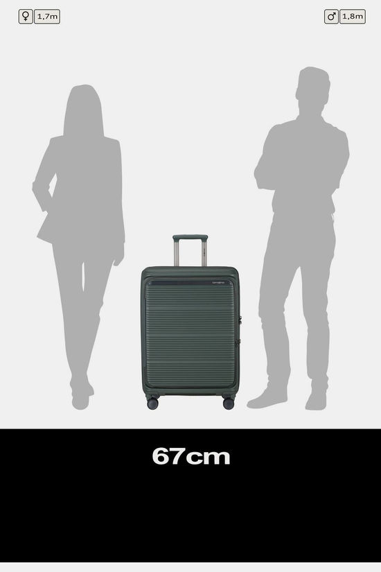 Samsonite Valise Paralux Hs Spinner 67/24 Exp Olive